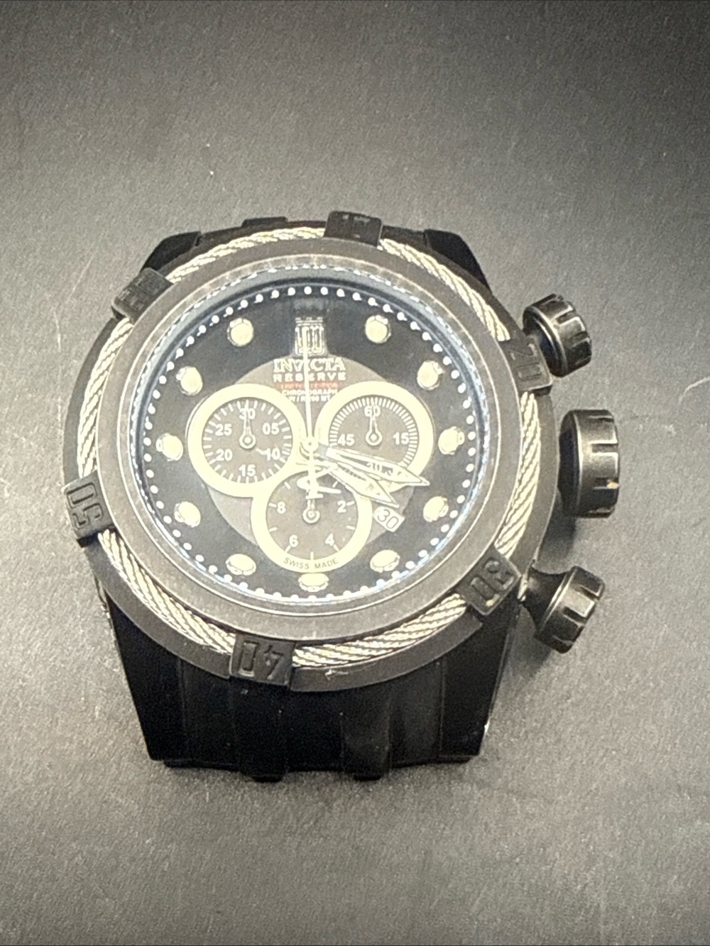 Invicta Reserve Jason Taylor #17838 Limited Edition 999 Made New Battery Needs B - Picture 2 of 7